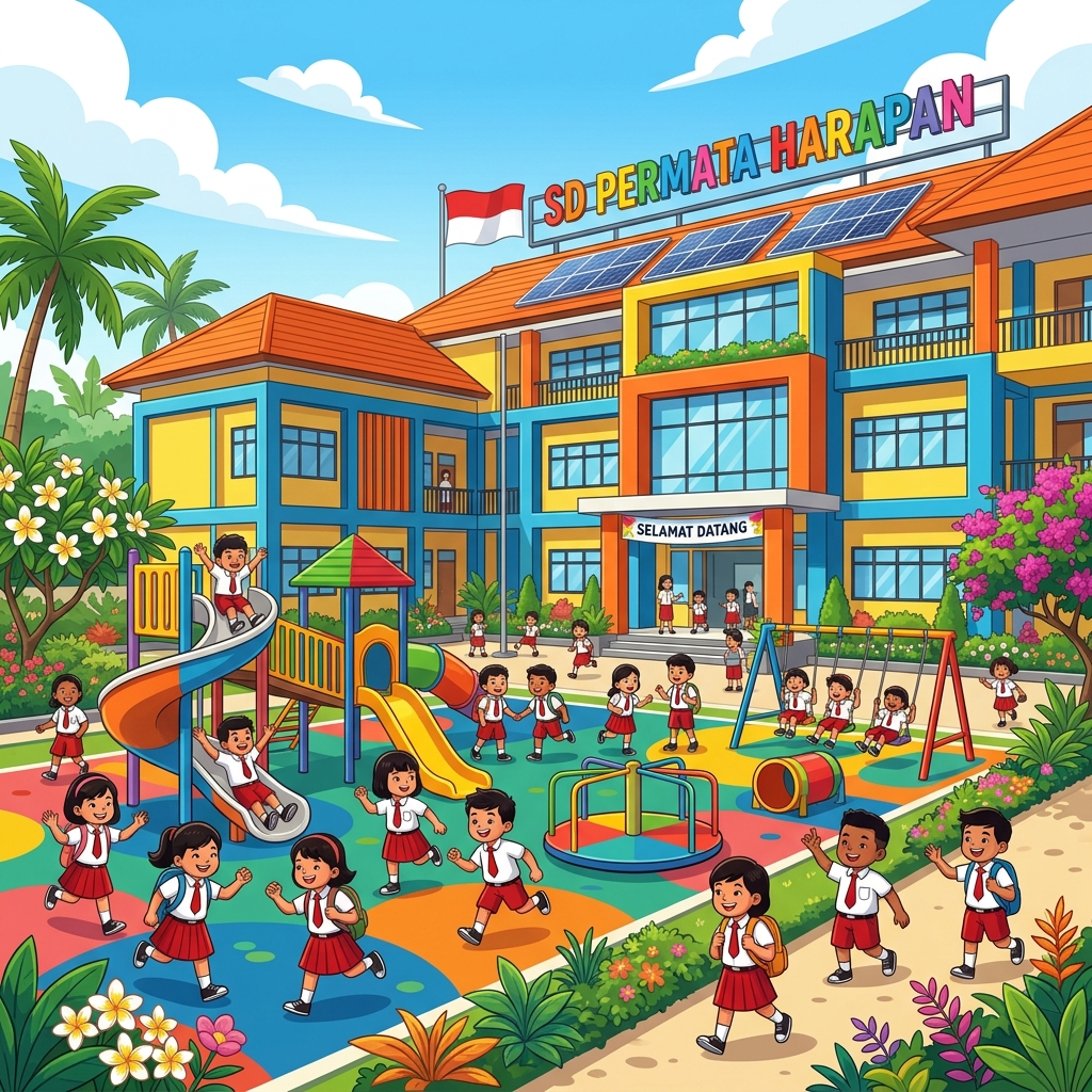 SDIT Rabbani Bengkulu Building & Students